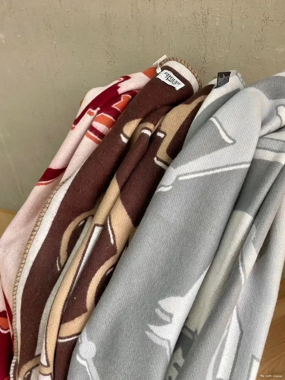TATERSALE THROW HERMES WOOL BLANKET 0508